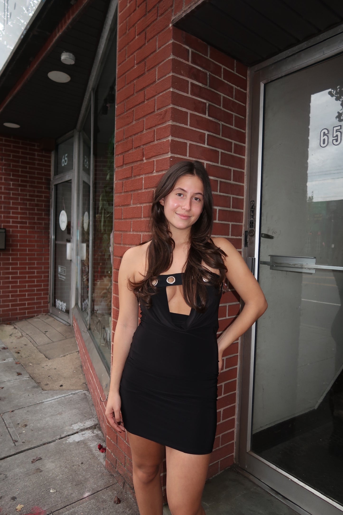 Black Ring Dress