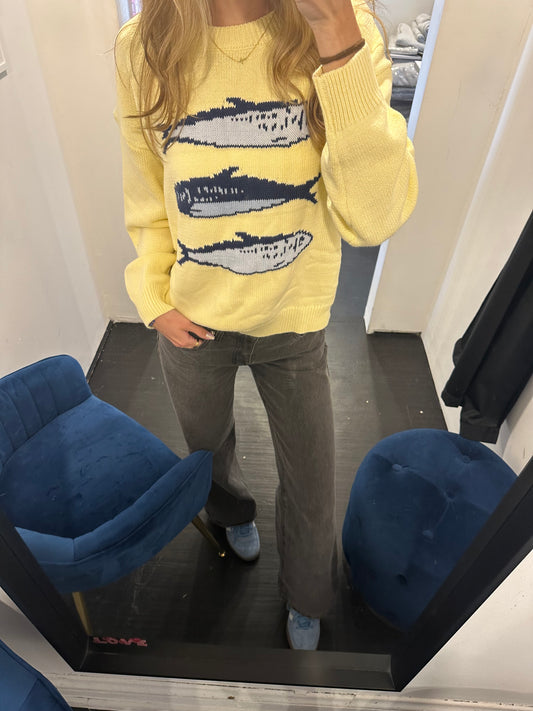 Yellow Fish Sweater