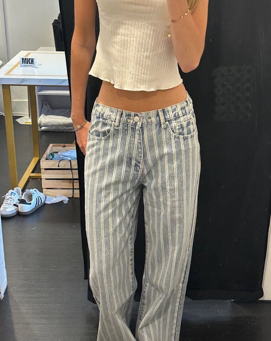 Striped Jeans