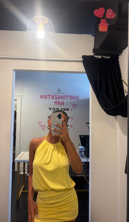 Sunshine Halter Neck Dress