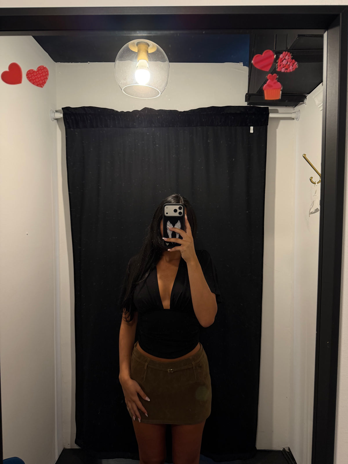 Suede Brown Skirt